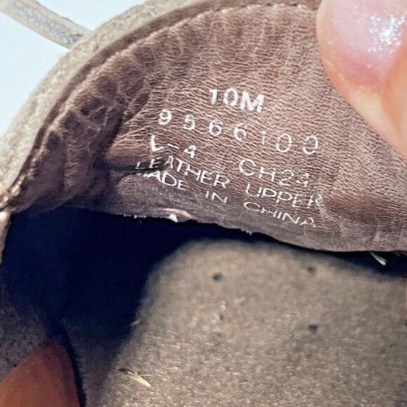 Sperry Top-Sider Boat Shoes Tan Linen Oat Leather Upper Womens Size 10M - Picture 4 of 9